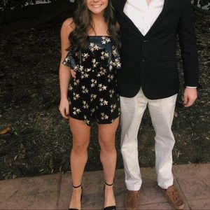 These Three Boutique sequin star romper